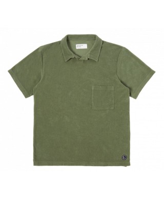 UNIVERSAL WORKS LIGHT WEIGHT TERRY VACATION POLO BIRCH