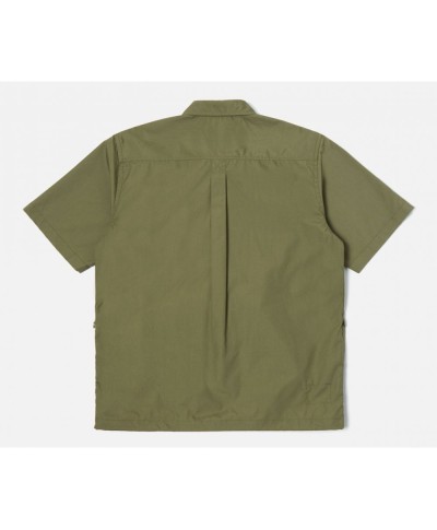 UNIVERSAL WORKS RECYCLED POLY TECH TECH OVERSHIRT OLIVE
