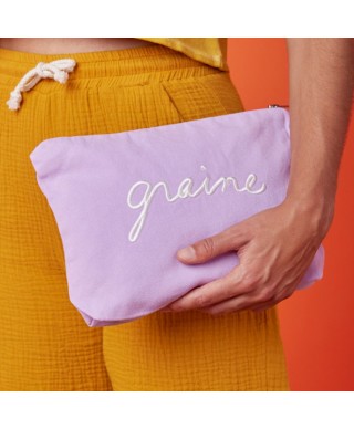 GRAINE POCHETTE LABOUR VIOLET