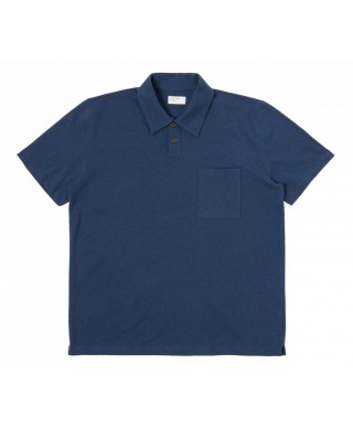 UNIVERSAL WORKS NEWLYN POLO NAVY