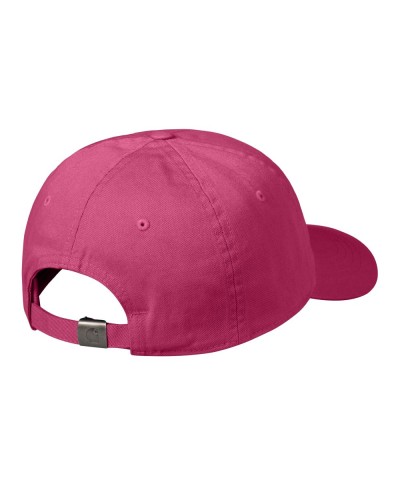 Carhartt WIP MADISON LOGO CAP MAGENTA / WHITE