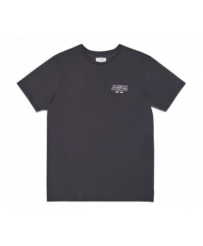 BANKS JOURNAL TROPIC FRIENDS CLASSIC TEE BLACK OYSTER