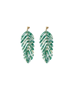 MADEMOISELLE ANTOINETTE BOUCLE D'OREILLE JANEIRO VERT