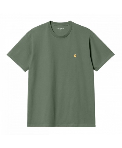 Carhartt WIP S/S CHASE T-SHIRT DUCK GREEN/GOLD
