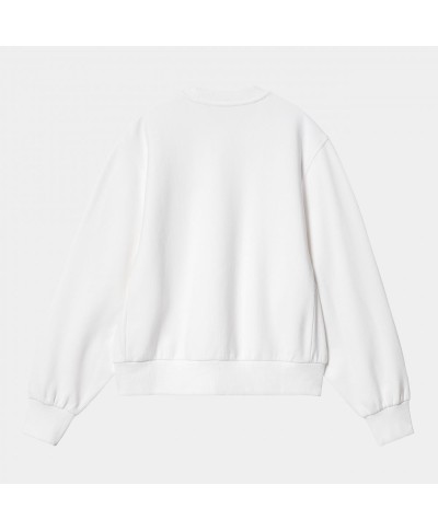 Carhartt WIP W' AMERICAN SCRIPT SWEAT WHITE