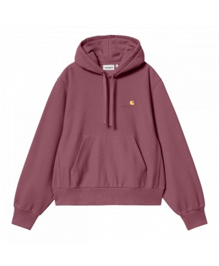 Carhartt WIP W' HD AMERICAN SCRIPT SWEAT DUSTY FUSCHIA