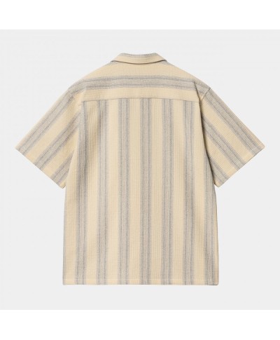 Carhartt WIP S/S DODSON SHIRT STRIPE NATURAL