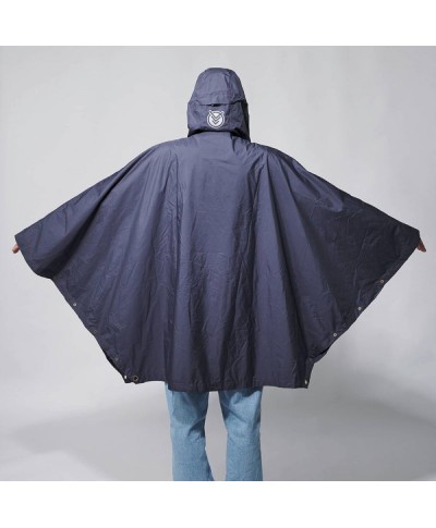 VOITED PACKABLE RAIN PONCHO GRAPHITE