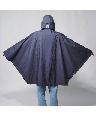 VOITED PACKABLE RAIN PONCHO GRAPHITE
