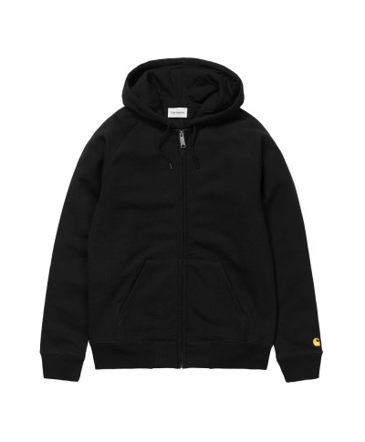 Carhartt WIP HOODED CHASE JACKET BLACK/GOLD