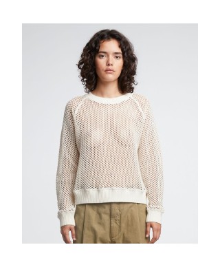 GIRLS OF DUST JUMPER KINGSTON MESH OFF WHITE