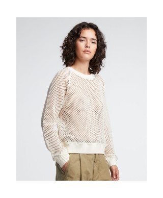 GIRLS OF DUST JUMPER KINGSTON MESH OFF WHITE