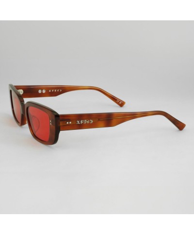 EDWIN X MESSY WEEKEND GRACE SUNGLASSES TORTOISE RED