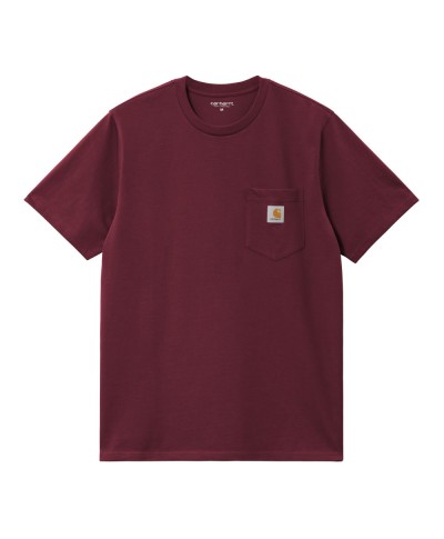 Carhartt WIP S/S POCKET T-SHIRT MALBEC