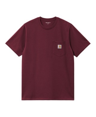 Carhartt WIP S/S POCKET T-SHIRT MALBEC