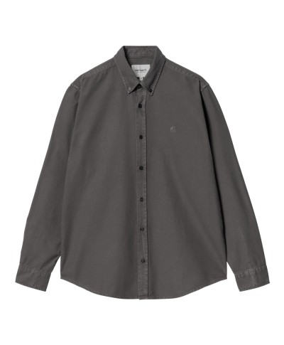 Carhartt WIP L/S BOLTON SHIRT GRAPHITE