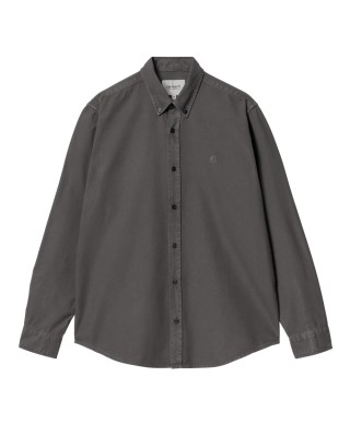 Carhartt WIP L/S BOLTON SHIRT GRAPHITE