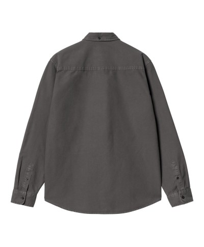 Carhartt WIP L/S BOLTON SHIRT GRAPHITE