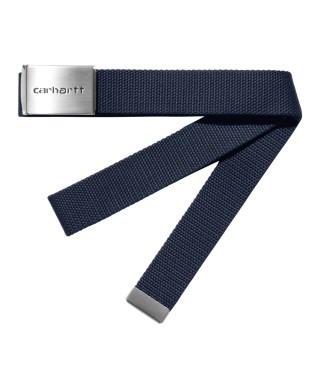 Carhartt WIP CLIP BELT CHROME AIR FORCE BLUE