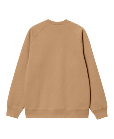 Carhartt WIP CHASE SWEAT PEANUT /GOLD