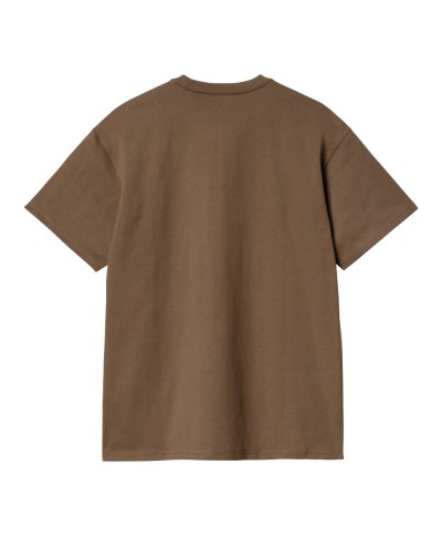 Carhartt WIP S/S CHASE T-SHIRT CHOCOLATE  / GOLD