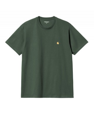 Carhartt WIP S/S CHASE T-SHIRT SYCAMORE TREE / GOLD