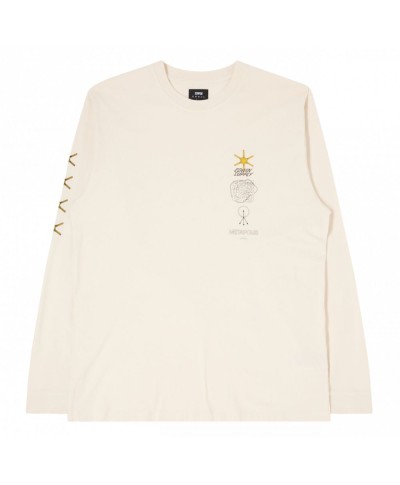 EDWIN TAKARA BEAUTILLON TS L/S SINGLE JERSEY WHISPER WHITE