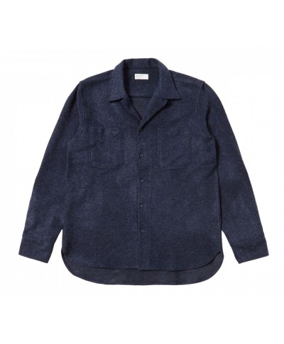 UNIVERSAL WORKS WORK SHIRT DAM MARL NAVY