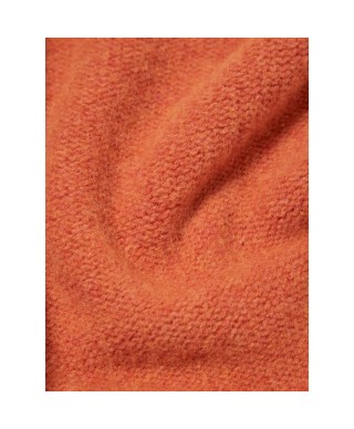 UNIVERSAL WORKS SUPERSOFT KNIT SEAMLESS CREW BURNT ORANGE