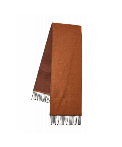 UNIVERSAL WORKS DOUBLE SIDED SCARF BROWN