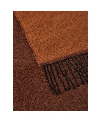 UNIVERSAL WORKS DOUBLE SIDED SCARF BROWN