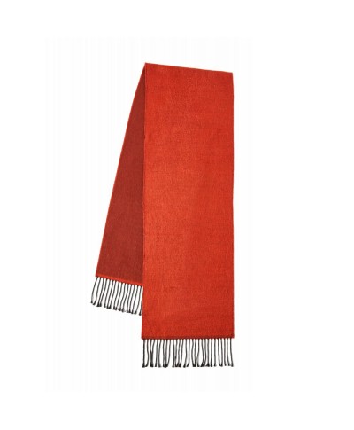 UNIVERSAL WORKS DOUBLE SIDED SCARF ORANGE