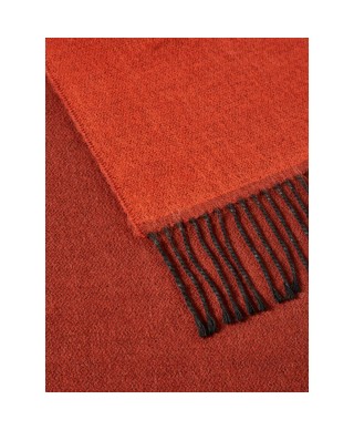 UNIVERSAL WORKS DOUBLE SIDED SCARF ORANGE