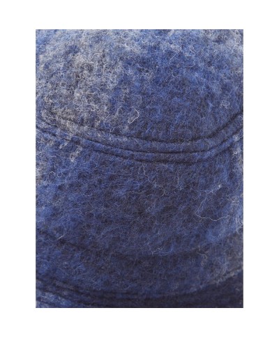 UNIVERSAL WORKS BUCKET HAT FRESCO FLEECE NAVY/ GREY