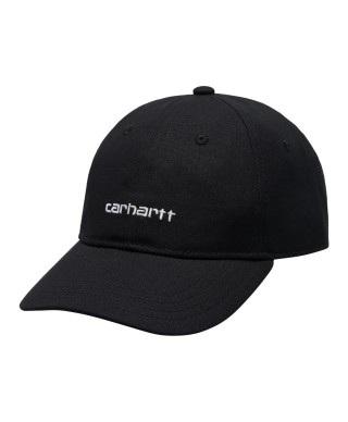 Carhartt WIP CANVAS SCRIPT CAP BLACK/WHITE