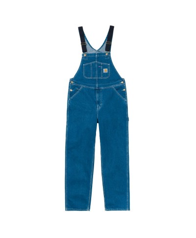 Carhartt WIP BIB OVERALL BLUE STONE WASHED