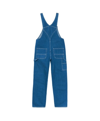 Carhartt WIP BIB OVERALL BLUE STONE WASHED