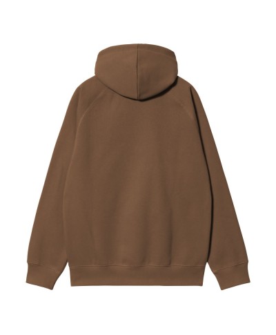 Carhartt WIP HOODED CHASE SWEAT CHOCOLATE/ GOLD