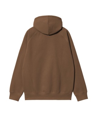 Carhartt WIP HOODED CHASE SWEAT CHOCOLATE/ GOLD