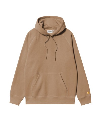 Carhartt WIP HOODED CHASE SWEAT PEANUT /GOLD