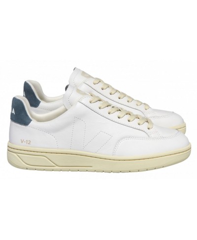 VEJA V-12 STITCH O.T LEATHER EXTRA-WHITE WHITE CALIFORNIA