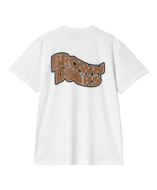 Carhartt WIP S/S BROWN DUCKS T-SHIRT WHITE