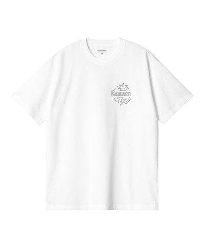 Carhartt WIP S/S ABLAZE T-SHIRT WHITE