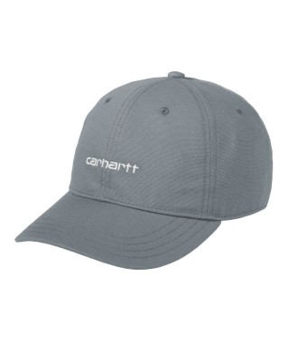 Carhartt WIP CANVAS SCRIPT CAP DOVE GRAY/WAX