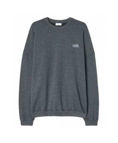 AMERICAN VINTAGE DOVEN SWEAT ML COL ROND CARBONNE SURTEINT