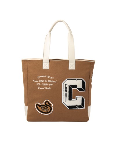 Carhartt WIP BROWN DUCKS TOTE HAMILTON BROWN/ WAX