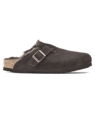 BIRKENSTOCK BOSTON SHEARLING VL MOCCA LAF