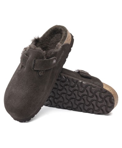 BIRKENSTOCK BOSTON SHEARLING VL MOCCA LAF