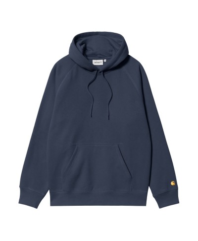 Carhartt WIP HOODED CHASE SWEAT DUCK BLUE/ GOLD