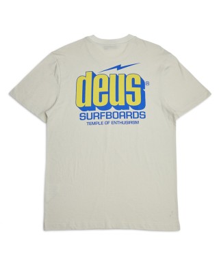 DEUS EX MACHINA BOLTER TEE VINTAGE WHITE